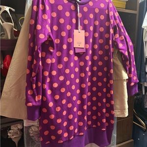Victor Glemaud Vibrant Purple Dress with Polka Dots Target collab